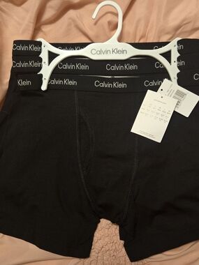 Calvin Klein Black Kids Boxer Briefs - 3 Pack